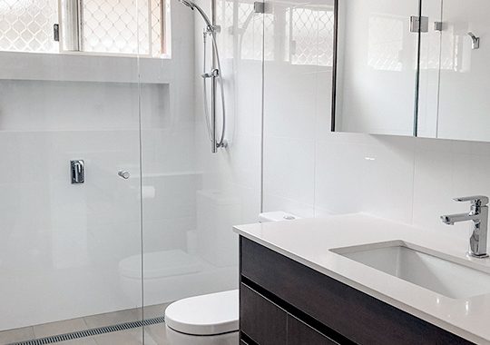 Stylish Accessible small Bathroom