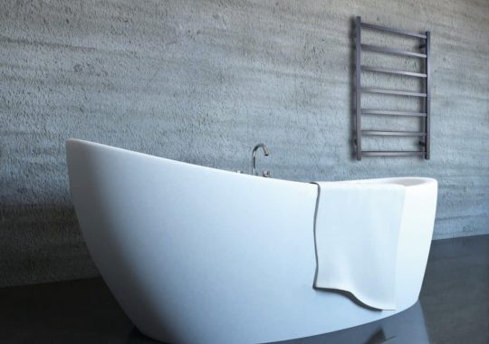 Heated Towel Rails and modern bath