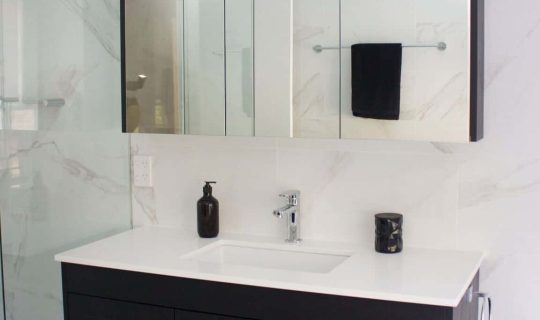 vanity for your bathroom black and white