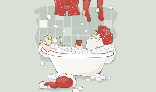 Santa in Bath