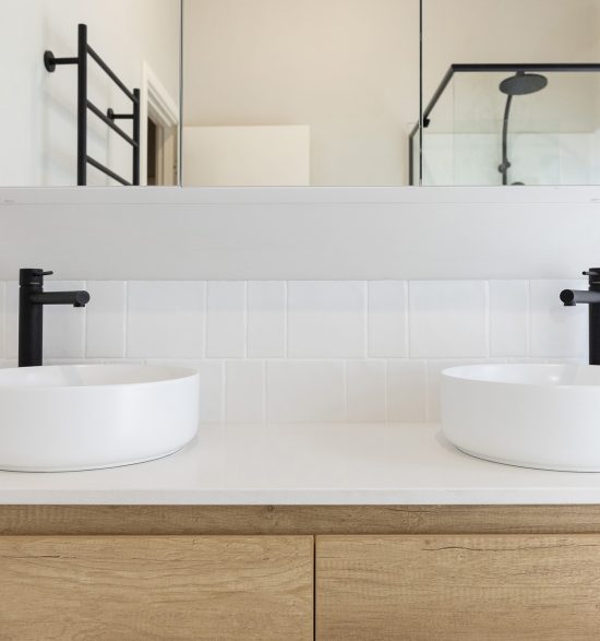 Two sinks side-by-side